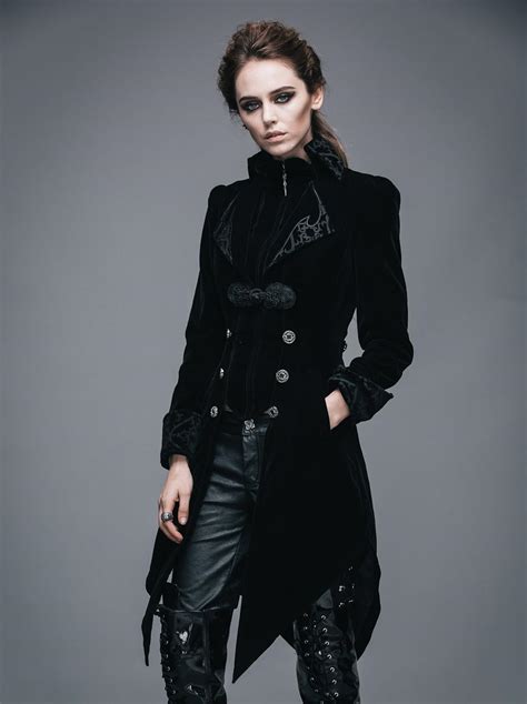 Haolin Steampunk Coat Gothic Clothing Victorian Cyberpunk