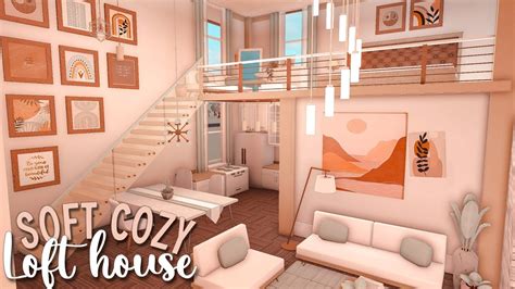 BLOXBURG Soft Cozy Loft House Speedbuild 42k YouTube