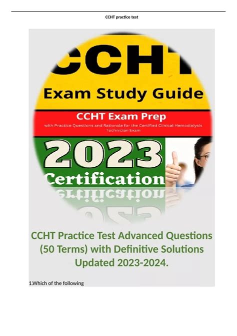 Ccht Practice Test Advanced Questions 50 Terms With Definitive