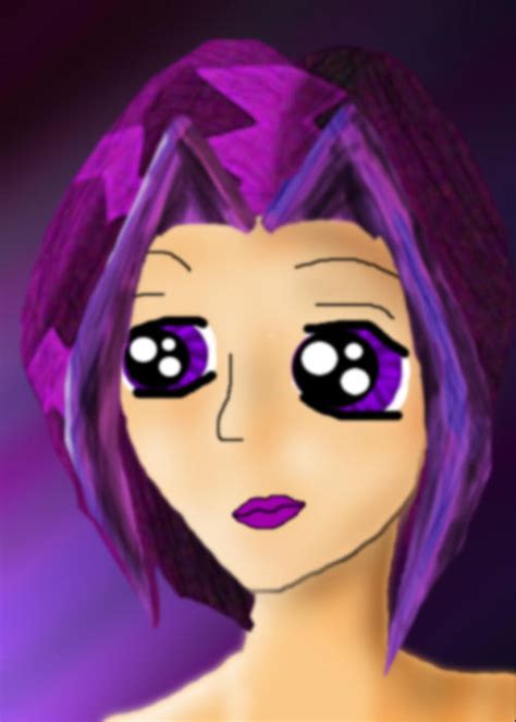Purple Anime Girl By Shainecoradara On Deviantart
