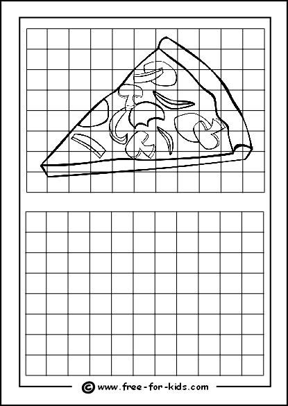 Grid Drawing Worksheets With Pictures For Drawing Practice Art Sub
