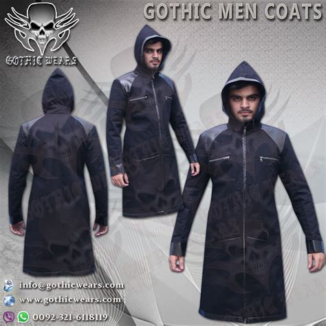 GOTHIC MEN,S COAT Artical No: GW-1106 Gothic Men Coats Gothic Women Coats Gothic Men Jackets ...