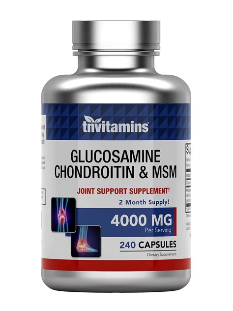 Buy Glucosamine Chondroitin Msm Supplement Capsules Mg X