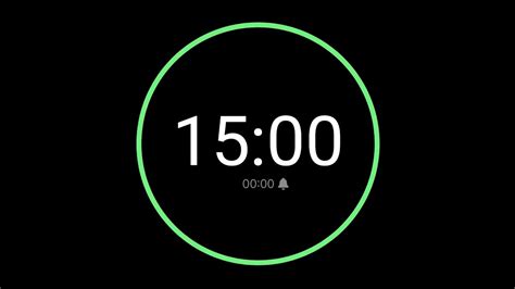 15 Minute Countdown Timer With Alarm Iphone Timer Style Youtube
