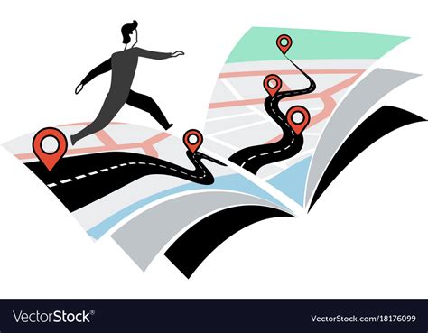 Roadmap Royalty Free Vector Image Vectorstock