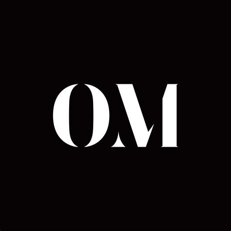 Om Logo Letter Initial Logo Designs Template 2767816 Vector Art At Vecteezy