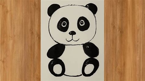 More images for easy step how to draw a panda face » How to Draw a Panda || Panda Drawing || Easy Drawing ...