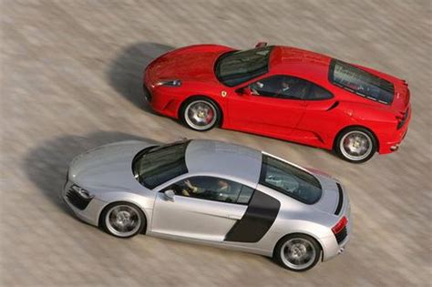 Audi R8 Vs Ferrari F430 Pictures Photos Wallpapers Top Speed