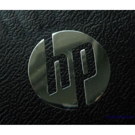HP Label Sticker Badge Logo metal chrome