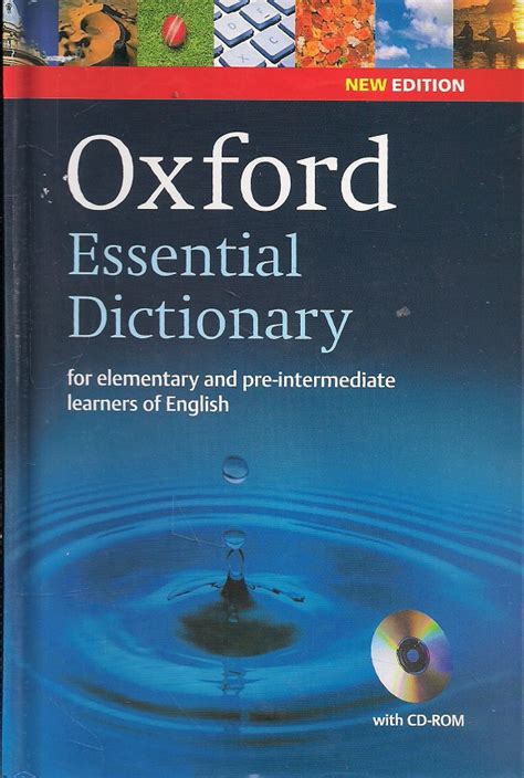 Oxford Essential Dictionary For Elementary And Pre Intermediate