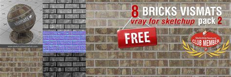 Packs Vismat Vray For Sketchup Bricks Vismat Bricks Vray For
