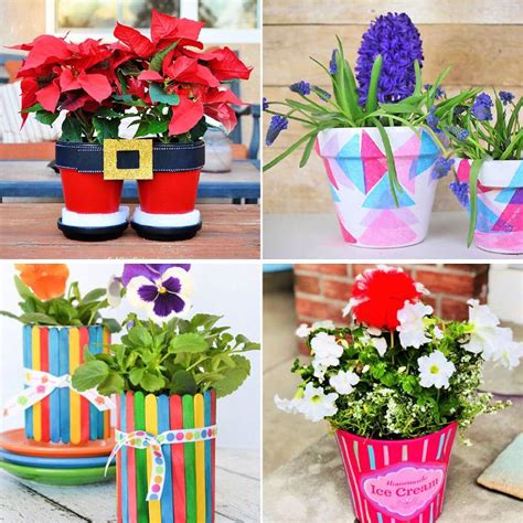 40 Decorative Diy Flower Pot Ideas To Display Plants Blitsy