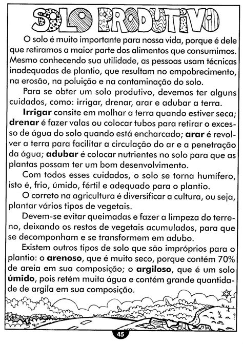 Atividades Sobre Tipos De Solo 3 Ano