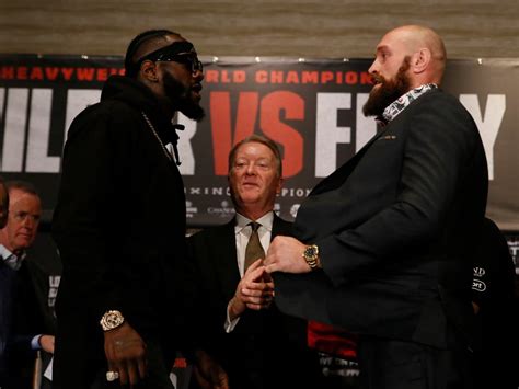 Tyson Fury Vs Deontay Wilder Tale Of The Tape Height Weight Reach