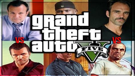 Grand Theft Auto V Gta 5 Characters In Real Life Youtube