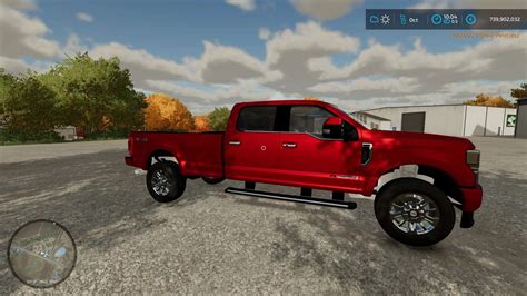 2020 Ford Super Duty Limited V10 Fs22 Farming Simulator 22 Mod