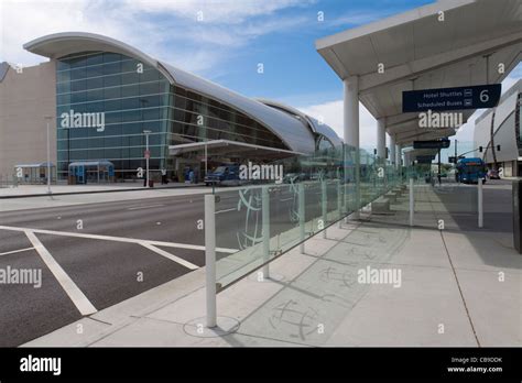 Exterior of San Jose International Airport in California, gateway to