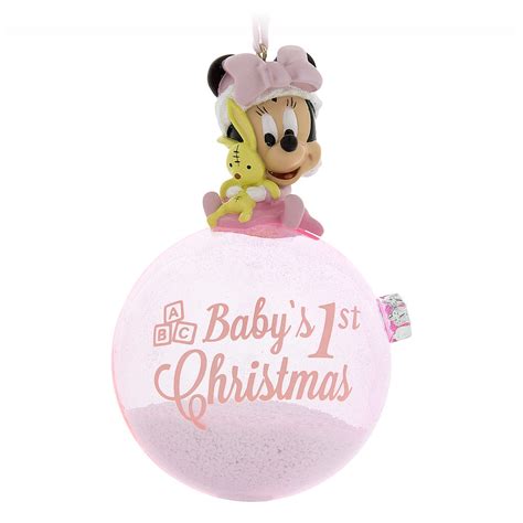 A my first christmas set is the perfect outfit. Disney Figure on a Ball Ornament - Minnie Baby's First ...