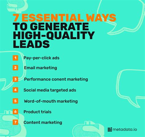 7 Essential Ways To Get High Quality Leads