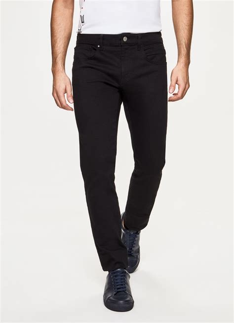 Pantalons Jeans Jean Slim Style Pilote Black Hackett London Homme