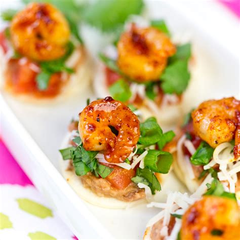 Even though i never tasted cold shrimp until i came to america, these super easy nibblers qualify pat the cucumber slices dry with paper towels before assembling the appetizers. Shrimp Tostada Bites | Perfect Party Appetizer Recipe