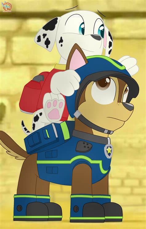 Spy Chase Is Not Amused Paw Art Chase Paw Patrol Anime