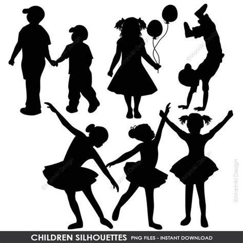 Children Clipart Shadow Children Shadow Transparent Free For Download