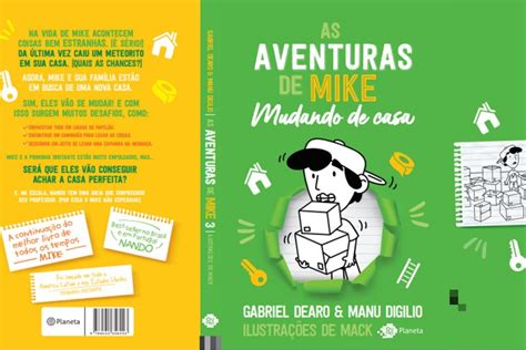 Livro As Aventuras De Mike Ganha Terceiro Volume OFuxico