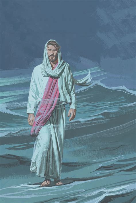 Jesus invites peter to come to walk on the water with him. Chapter 29: Jesus Walks on the Water