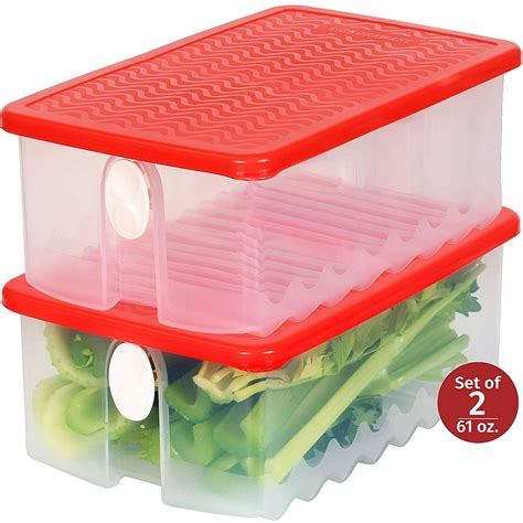 Fresh Fruit And Vegetable Food Keeper Saver Storage Container With Air