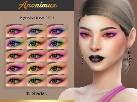 Eyeshadow N09 By Anonimux Simmer From Tsr • Sims 4 Downloads