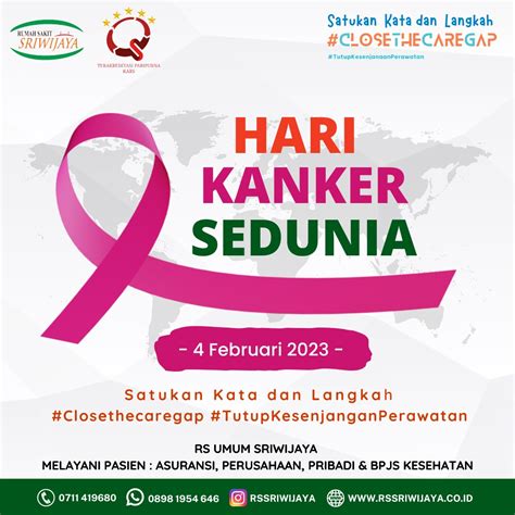 Hari Kanker Sedunia Februari Rumah Sakit Umum Sriwijaya