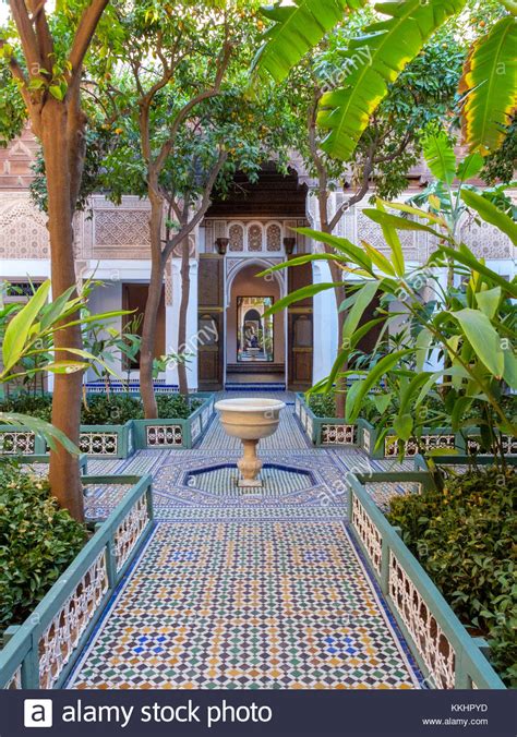 marokko marrakech safi marrakesh tensift el haouz region marrakesch gärten im bahia palace