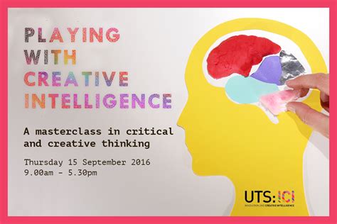 Playing With Creative Intelligence University Of Technology Sydney