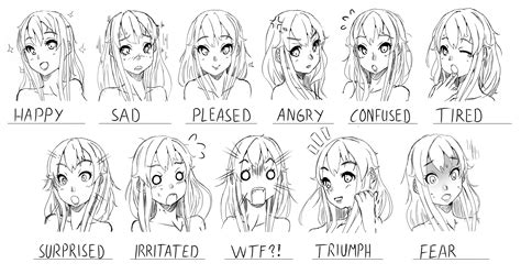 Midokos Expressions By Xunq On Deviantart