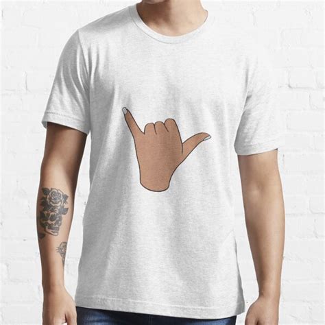 Shaka Sign T Shirt For Sale By Logostickers Redbubble Shaka Sign