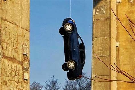 Toronto Police Left Baffled After Discovering Car Dangling From Bridge