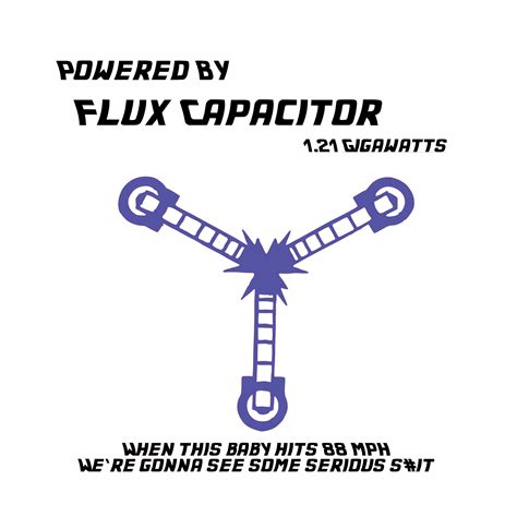 Flux Capacitor Back To The Future Delorean Svg Pdf Dxf Pdf Gsp Etsy