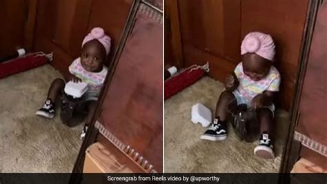 Watch Dad Catches Daughter Stealing Cookie Jar Her Reaction Is Too