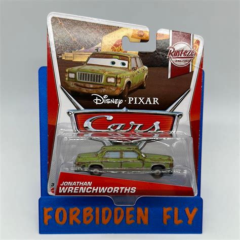 Disney Pixar Cars Movie Rust Eze Racing Series Jonathan Wrenchwort Forbidden Fly