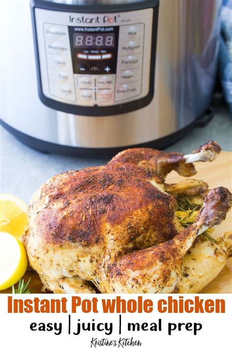 Place into an oven preheated to 400°f and roast for 30 minutes. How to cook a whole chicken in an Instant Pot. This ...