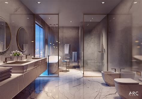 Luxury Bathroom For Marketing On Behance