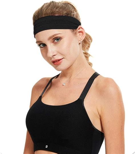 Chenguojian Workout Headbands For Women Sweat Wicking Hair Bands For