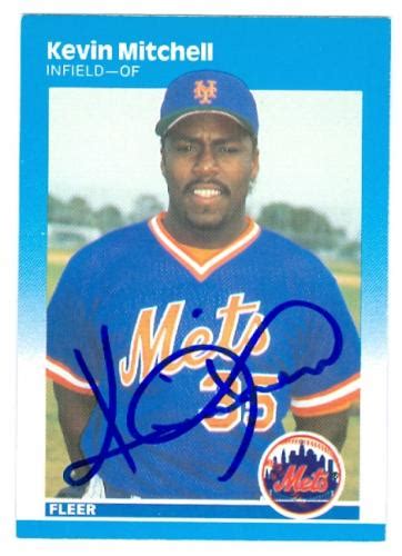 Jun 06, 2021 · june 3, 2021. Kevin Mitchell autographed baseball card New York Mets 1987 Fleer baseball card #17