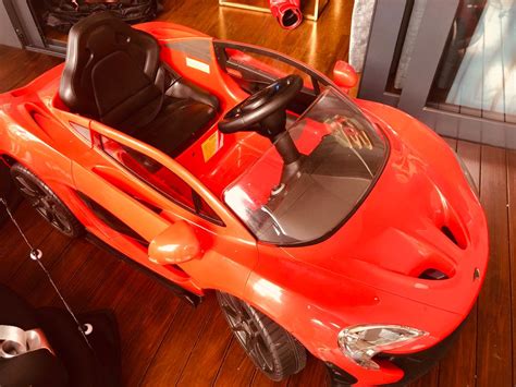 Mclaren Kids Car In Red Hobbies And Toys Toys And Games On Carousell