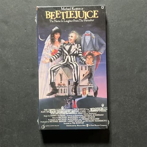 Beetlejuice 1988 Factory Sealed Vhs Tape Movie Warner Home Video