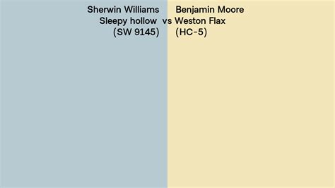 Sherwin Williams Sleepy Hollow SW Vs Benjamin Moore Weston Flax