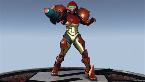 Anatomically Correct Physically Fit Samus Aran In Unreal Engine 4 I