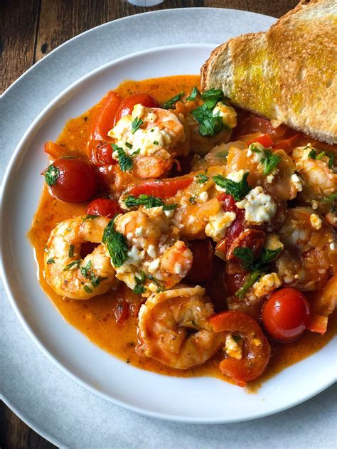 Maybe you would like to learn more about one of these? Shrimp saganaki (Γαρίδες σαγανάκι) (With images) | Shrimp ...