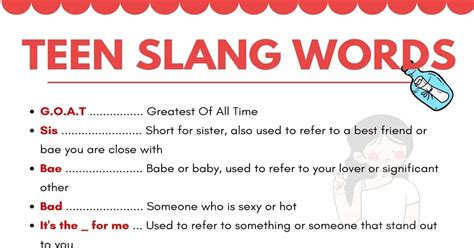 Teen Slang Popular Teenage Slang Terms Every Parent Should Know 7esl